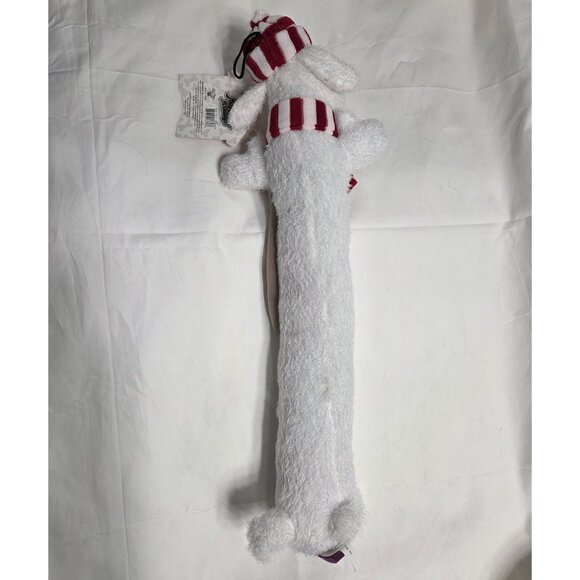 Multipet Loofa Snowman Dog Toy Large 18" Squeaker NWT - Picture 3 of 6